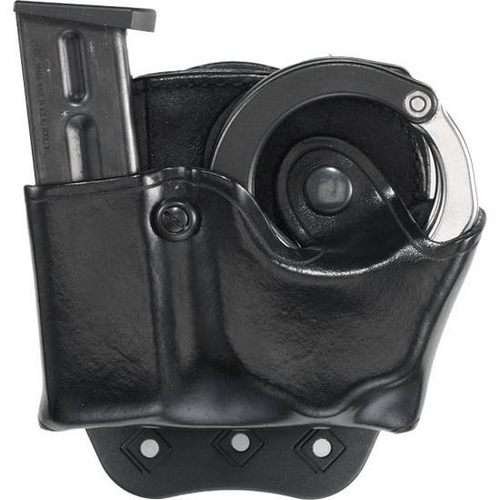Aker Leather 519A D.M.S. Combo Mag And Asp Handcuff Case A519ABPRU-2