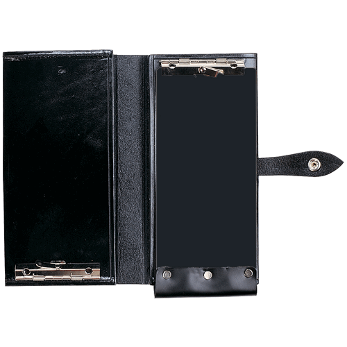 Aker Leather Double Citation Book Cover A581-BW