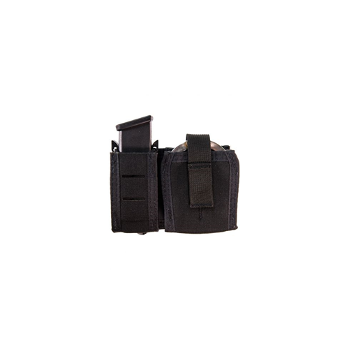 High Speed Gear Duty Staggered Double Pistol TACO Pouch U-MOUNT 41PS02BK