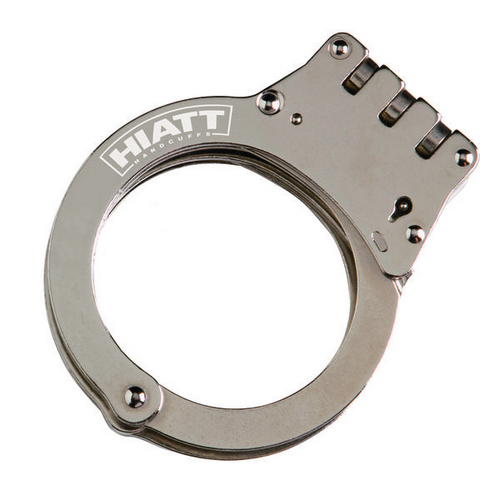 Hiatt Oversized Steel Hinge Handcuffs 2054-H