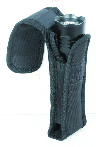 Voodoo Tactical Flashlight Pouch W/ Adjustable Cover & Elastic Sides 20-0135001000