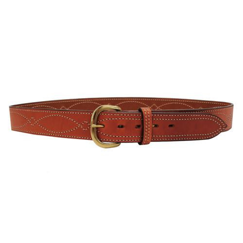 Bianchi B9 Fancy Stitched Belt Tan Tan, 34"