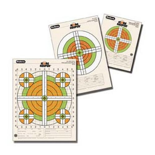 Champion Traps and Targets Score Keeper Fluorescent Targets 25yd Pistol Slowfire (Per 12)
