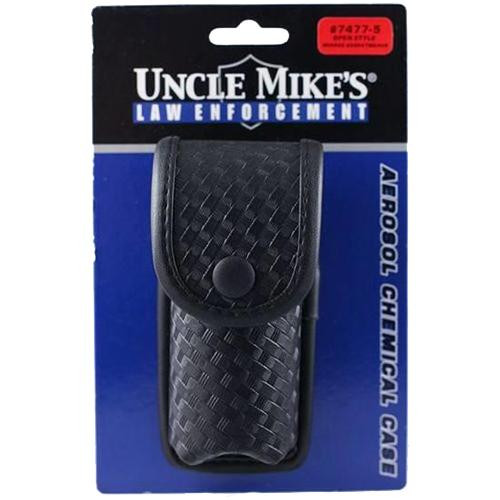 Uncle Mikes Aerosol Chemical Agent Case MK III Medium, Mirage, Basketweave Black