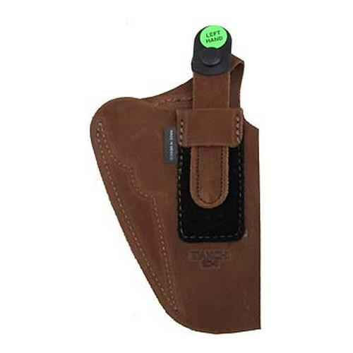 Bianchi 6D Deluxe Waistband Holster Natural Suede, Size 04, Left Hand