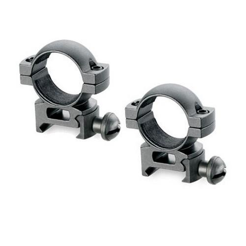 Tasco 1" Alum Rings, High Black Matte