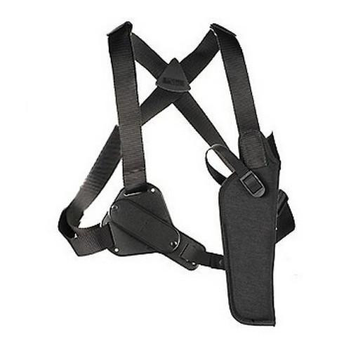 Uncle Mikes Sidekick Vertical Shoulder Holster Cordura Black Size 3, Right Hand
