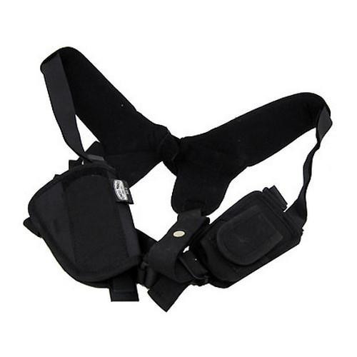 Uncle Mikes Pro-Pak Horizontal Shoulder Holster Black Nylon Size 2
