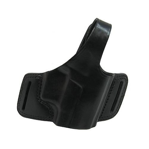 Bianchi 5 Black Widow Leather Holster Plain Black, Size 14, Right Hand