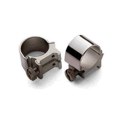 Weaver Detachable Top Mount Rings 1" Extra High, Matte Black