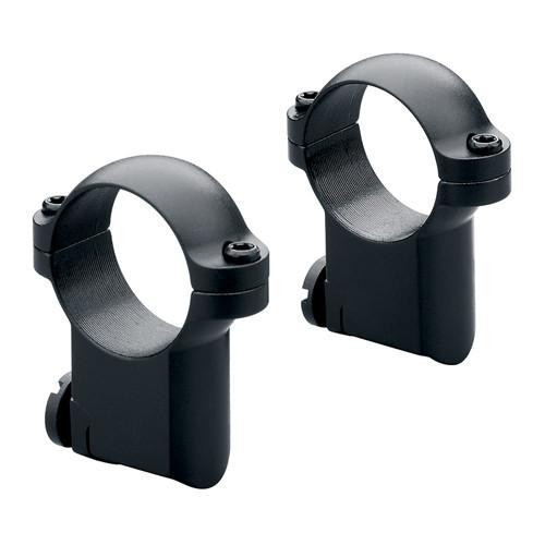 Leupold Ruger M77 Ring Mounts 1" High Matte Black