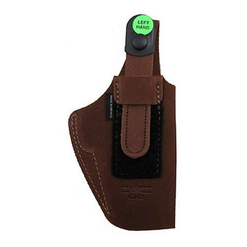 Bianchi 6D Deluxe Waistband Holster Natural Suede, Size 13, Left Hand
