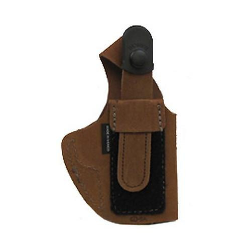 Bianchi 6D Deluxe Waistband Holster Natural Suede, Size 09, Left Hand