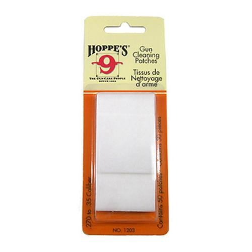 Hoppes Gun Cleaning Patches No 3, 270 to 35 Cal, 50 pack