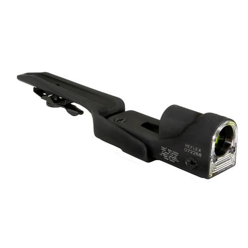 Trijicon Reflex 1x24mm Sight 12.9 MOA Amber Triangle Reticle with M16 Handle Mount, Black