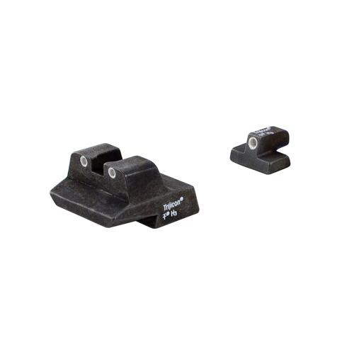 Trijicon Smith & Wesson Bright and Tough 3 Dot Night Sight Set 1006/1066/1076/1086 Green Front and Rear Lamps