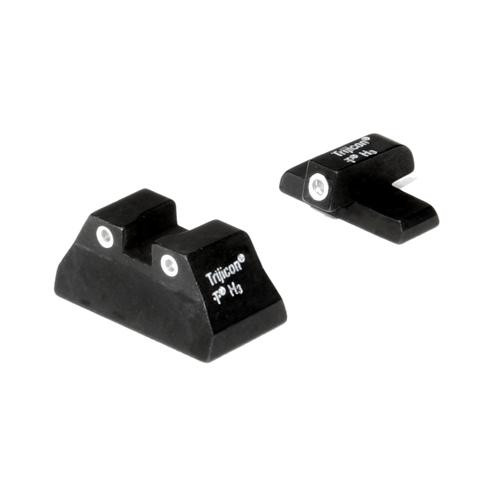 Trijicon H&K Bright and Tough 3 Dot Night Sight Set SP Compact Models, Green Front and Rear Lamps