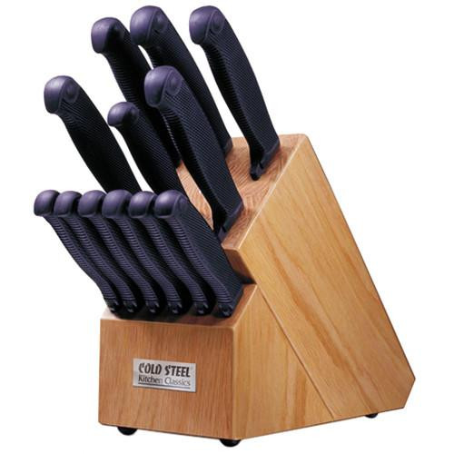 Cold Steel Kitchen Classics Oak Counter-Top Block Stand