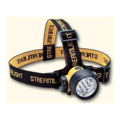 Streamlight Septor Headlight, Yellow with Elastic and Rubber Strap