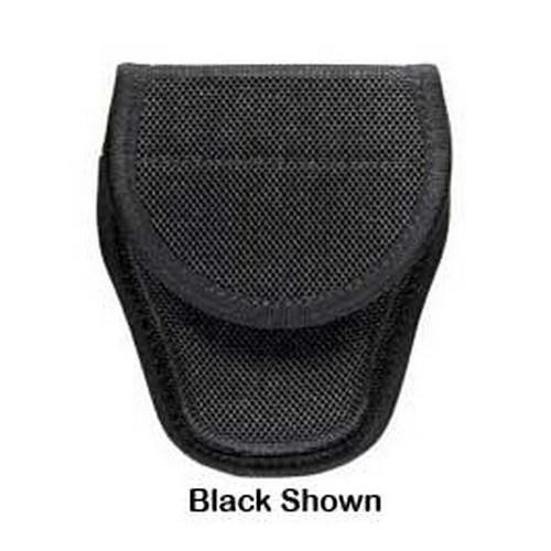 Bianchi 7300 Series AccuMold Covered Handcuff Case Hidden Snap Closure, Size 2, Black