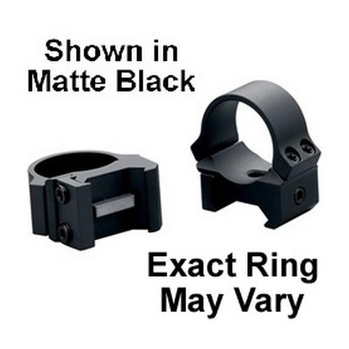 Leupold PRW Rings 1" Medium Black Gloss