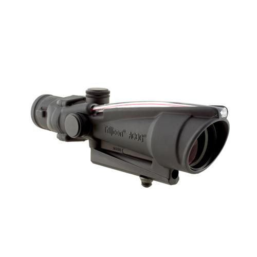 Trijicon ACOG 3.5x35mm Dual Illuminated Scope Red Donut BAC Reticle (Calibrated for .308 (7.62mm)), Black