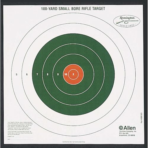 Allen Cases Remington Shooting Targets Remington Bullseye Style 100yd Sight-In Targets (Per 12)