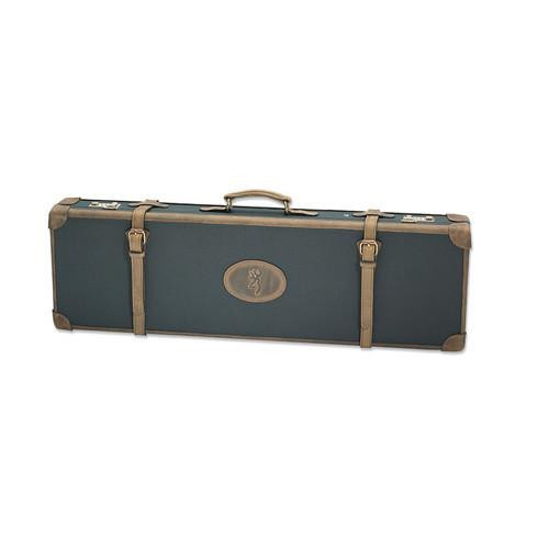 Browning Canvas Leather Case Universal, Charcoal and Brown