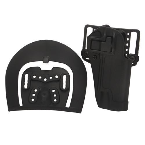 Blackhawk! Serpa CQC, Belt & Paddle Holster, Plain Matte Black Finish Colt 1911, Right Hand