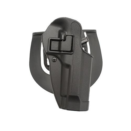 Blackhawk! Serpa CQC, Belt & Paddle Holster, Plain Matte Black Finish Beretta 92/96, Right Hand