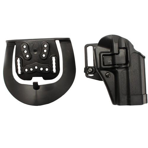 Blackhawk! Serpa CQC, Belt & Paddle Holster, Plain Matte Black Finish Sig 228/229, Right Hand