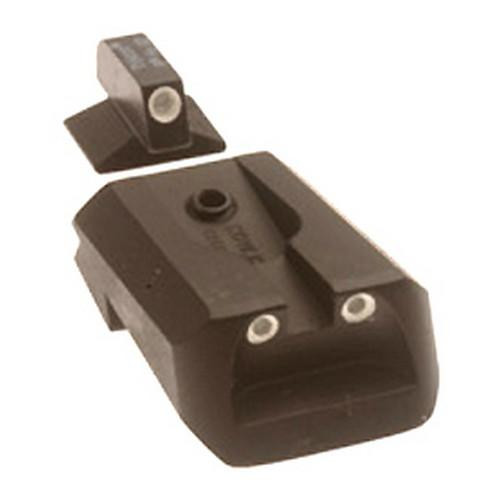 Trijicon Kimber Bright and Tough 3 Dot Night Sight Set Polymer Custom/Stainless/Pro Carry, Green Front and Rear Novak;