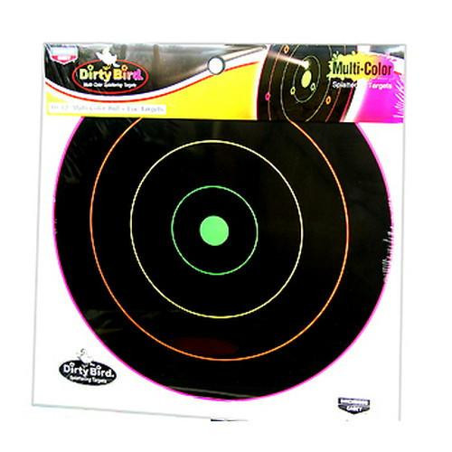 Birchwood Casey Dirty Bird Multi-Color Target 12", (Per 10)