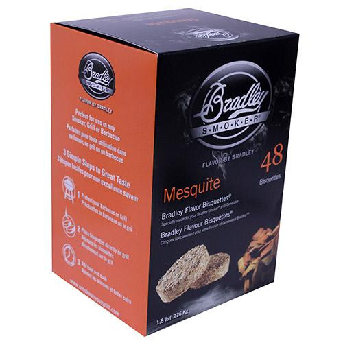 Bradley Technologies Smoker Bisquettes Mesquite (48 Pack)
