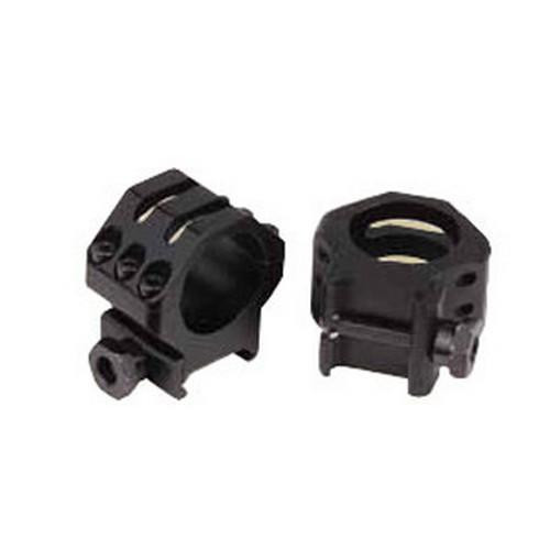 Weaver Tactical Rings Extra High, 6 Point, Matte Black