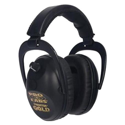 Pro Ears Predator Gold Noise Reduction Rating 26dB, Black
