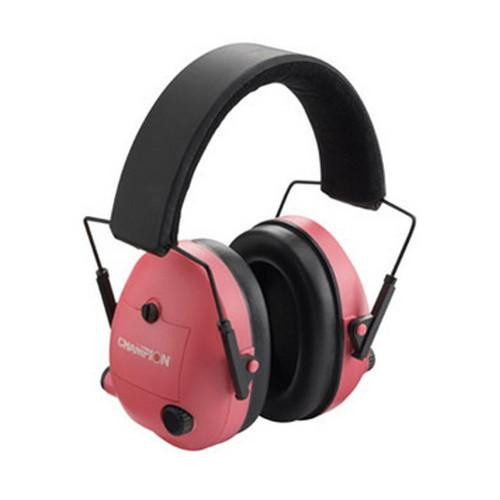 Champion Traps and Targets Ear Muffs Electronic, Pink