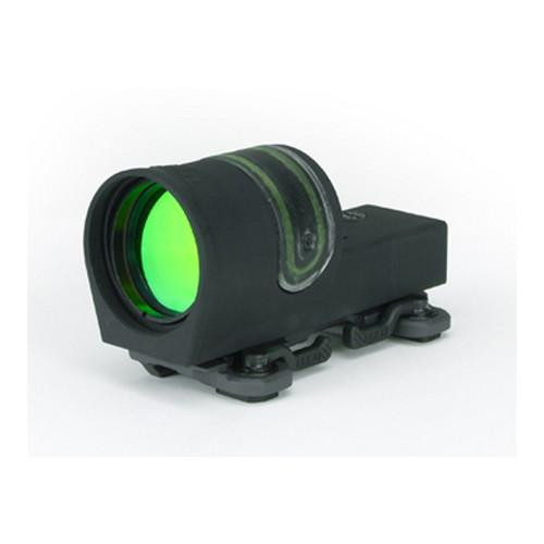 Trijicon Reflex 1x42mm Sight 6.5 MOA Amber Dot Reticle with A.R.M.S #15 Throw Lever Flattop/Weaver Mount, Blk
