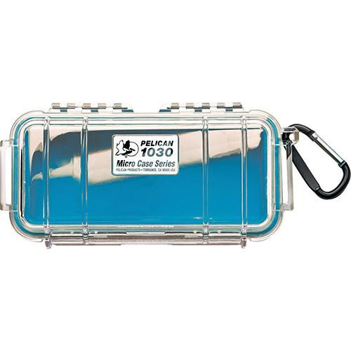 Pelican Micro Case with Clear Top 1030 Blue