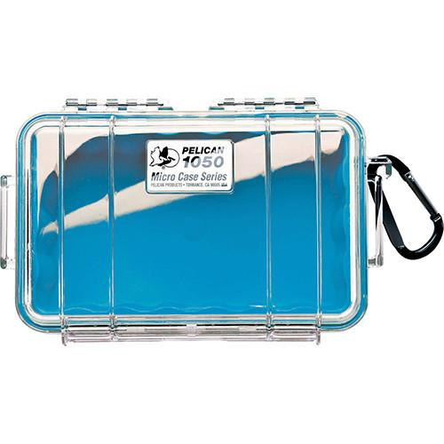 Pelican Micro Case with Clear Top 1050 Blue