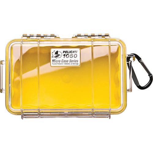 Pelican Micro Case with Clear Top 1050 Yellow