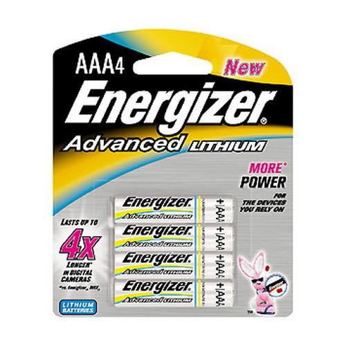 Energizer Advanced Lithium Batteries AAA (Per 4)