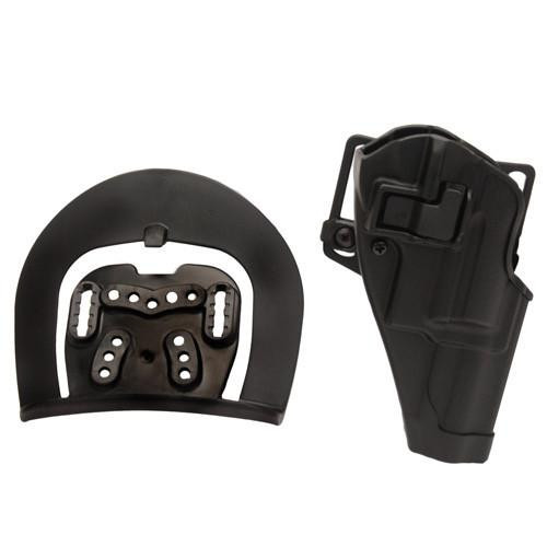 Blackhawk! Serpa CQC, Belt & Paddle Holster, Plain Matte Black Finish Taurus Judge, Right Hand