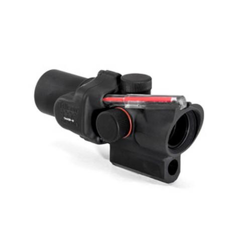 Trijicon ACOG 1.5x16S Compact Dual Illuminated Scope Red Ring & 2 MOA Center Dot Reticle with M16 Carry Handle Base, Black