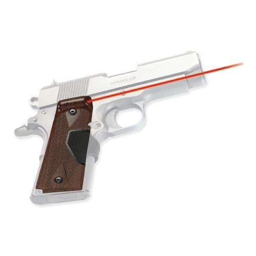Crimson Trace 1911 Officer's/Compact/Defender Pro, Front Activation, Walnut