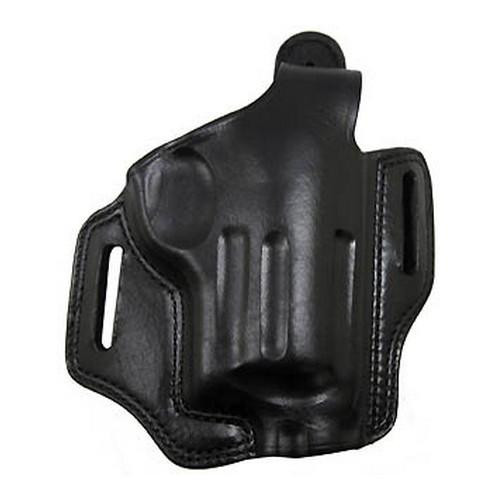 Bianchi 5 Black Widow Leather Holster Black, Fits Taurus Judge 3" Chamber, 3" Barrel, Right Hand