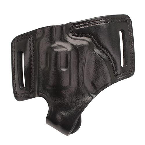 Bianchi 5 Black Widow Leather Holster Black, Right Hand, Ruger LCR