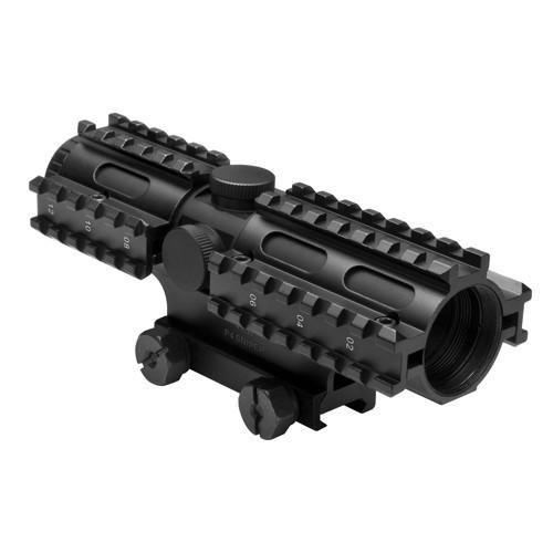 NcStar Tactical 3-Rail Sighting System 4x32 Compact/P4 Sniper, Blue