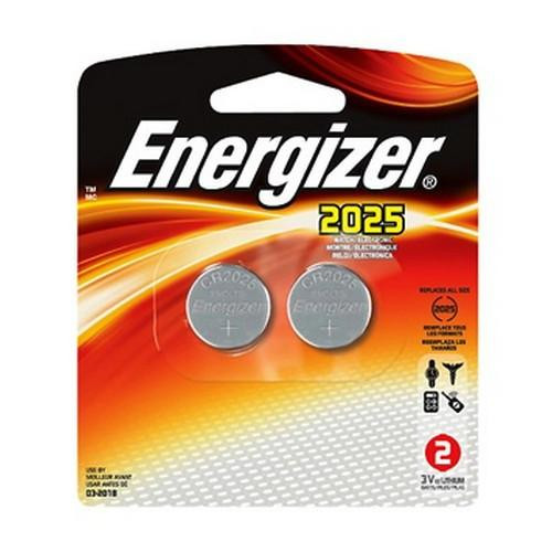 Energizer Lithium Coin #2025 3Volt (2-pack)