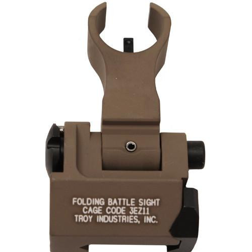 Troy Industries Front HK Style Sight Folding, Tritium, Flat Dark Earth